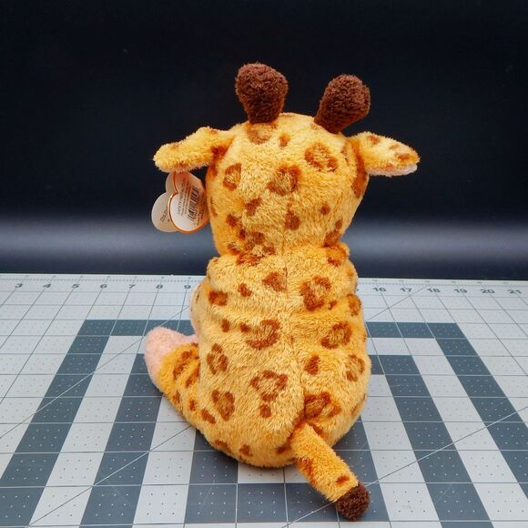 TY Pluffies Towers The Giraffe Orange Brown 9 In VTG Tylux Plush Stuffed Animal - Picture 4 of 12